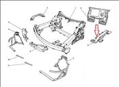 Ferrari 458 Italia Spyder Front Left Driver LH Fender Mounting 81304300  - Used Auto Parts Store | LA Global Parts