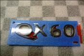 Infiniti QX60 Rear Trunk Lid Emblem Lettering Nameplate -NEW- 908959NA0A OEM OE