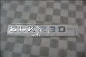 Mercedes Benz SLK230 Rear Trunk Lid Lettering Nameplate -NEW- A 1708170215 OEM